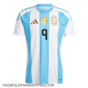 Argentina Julian Alvarez #9 Hjemmebanetrøje Copa America 2024 Kortærmet